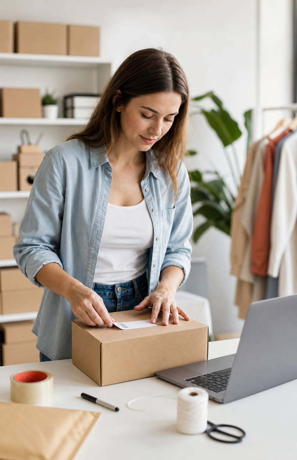 Préparation de commandes pour une boutique en ligne