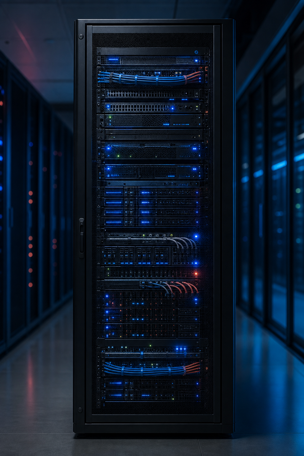 Baie de serveurs pour l'infrastructure web